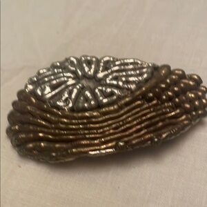 Elegant Silver and Gold Women's belt buckle